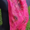silk scarves 023 (10) платок женский
